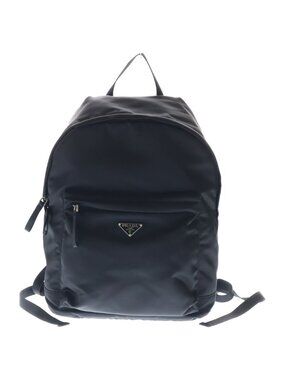 Prada Nylon Back Pack Backpack Black